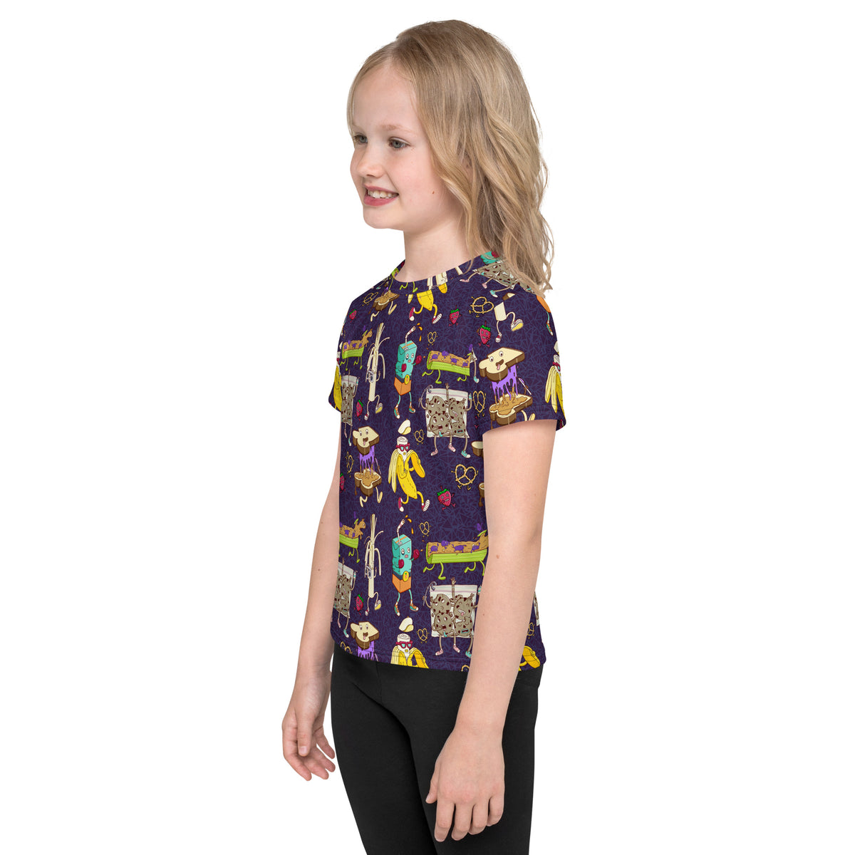Original lunchbox food artwork kids t-shirt by Santa Barbara illustrator Daniel Sulzberg