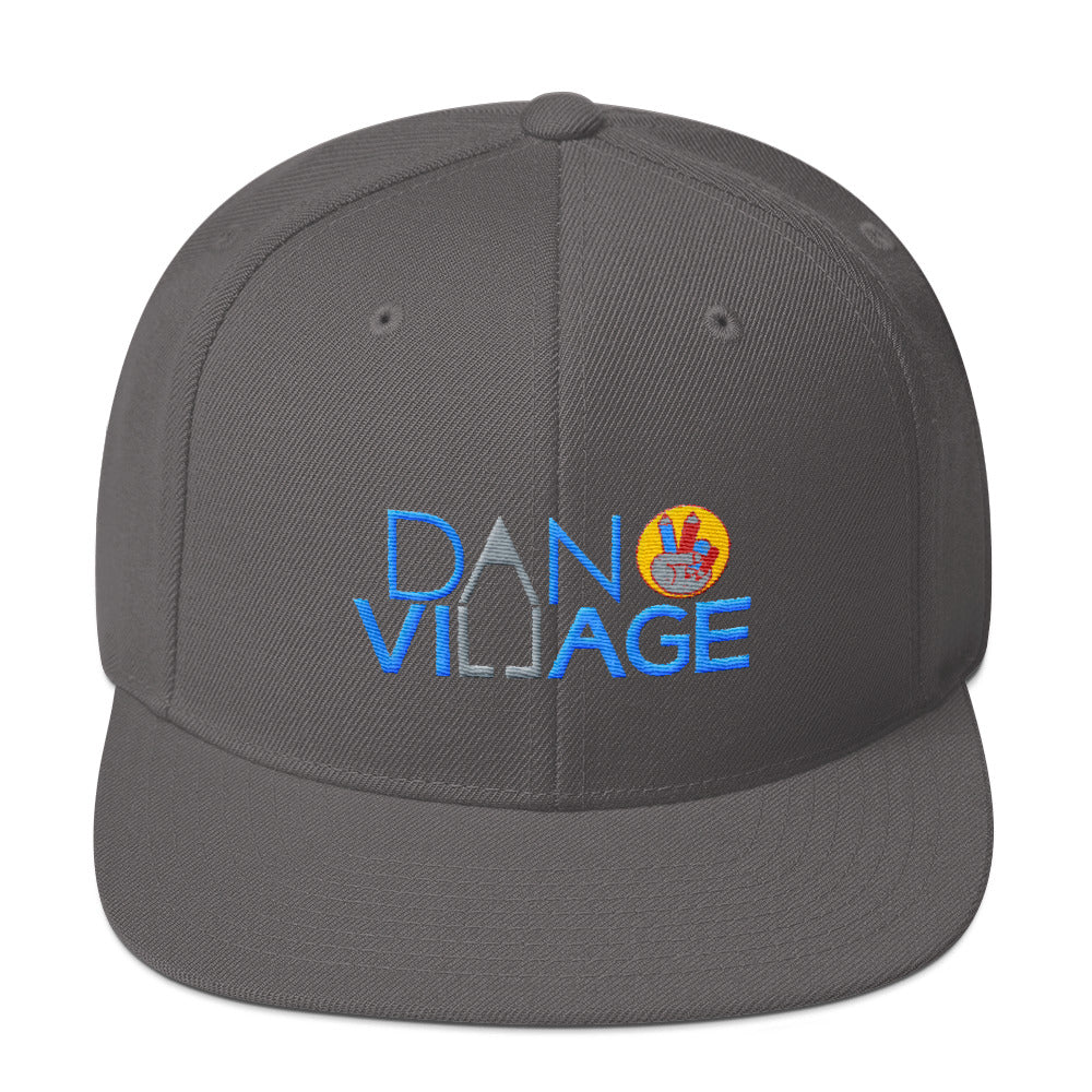 Playful illustrated logo cap for anyone who likes bright and whimsical wearable art
