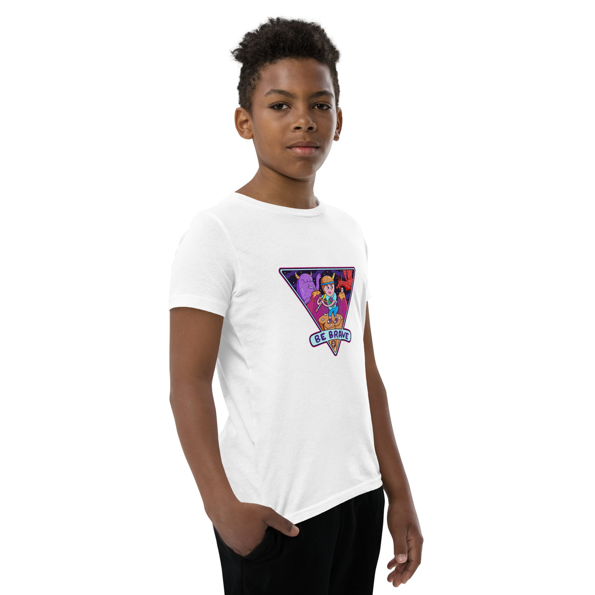 Playful illustrated adventure kids t-shirt from Danvillage Art Lab in Santa Barbara