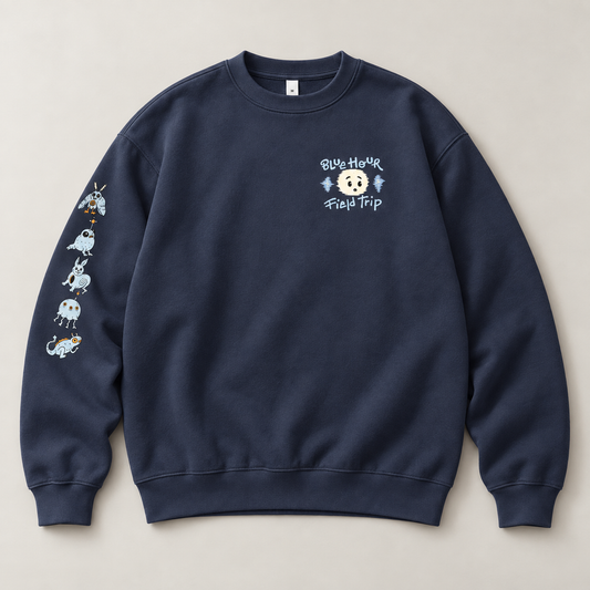 Blue Hour Field Trip Oversized heavyweight sweatshirt