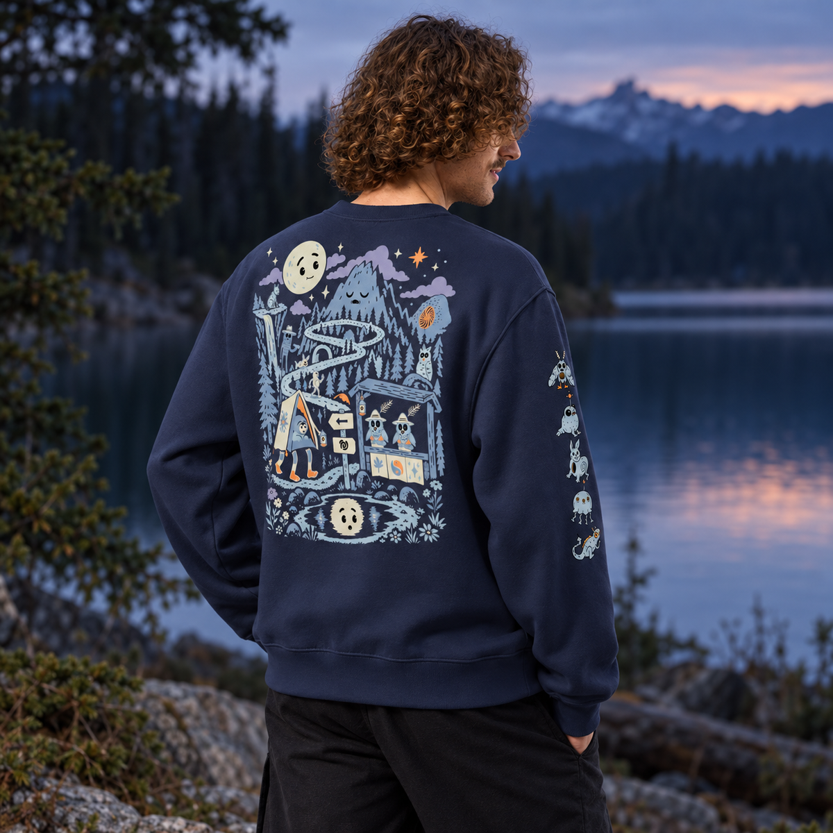 Blue Hour Field Trip Oversized heavyweight sweatshirt