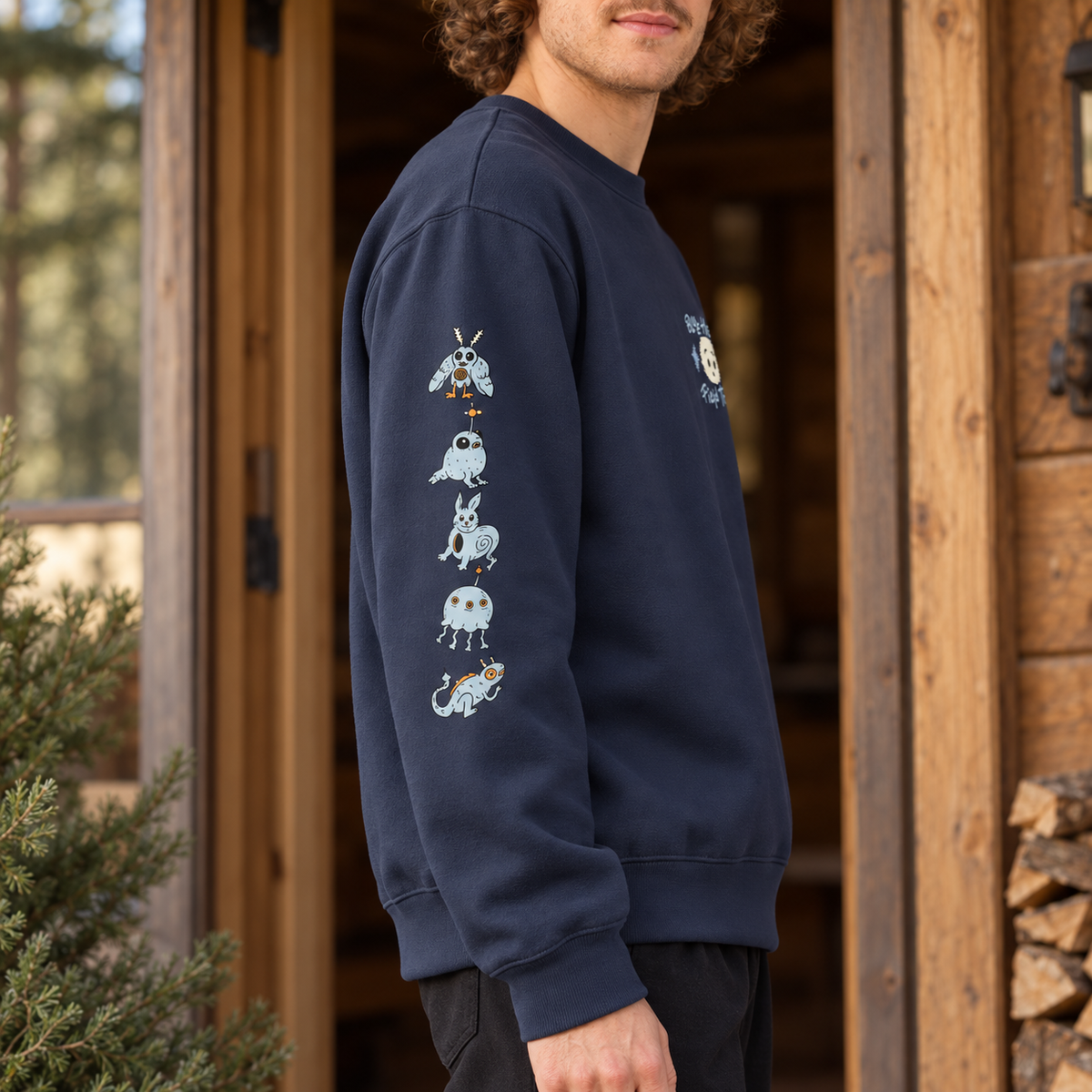 Blue Hour Field Trip Oversized heavyweight sweatshirt