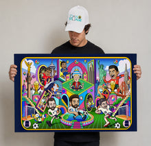 Load image into Gallery viewer, 2026 World Cup Legends Illustrated Poster