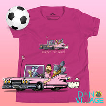 Load image into Gallery viewer, Miami Drive to win Leo Messi youth | T-Shirt Pink Unisex Leo Messi Brand, Messi T-Shirt, Miami Messi Shirt, Kid Messi Shirt