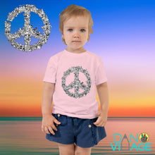 Load image into Gallery viewer, Peace Doodle Retro Sign illustration summer natural Kids Toddler Short Sleeve Tee