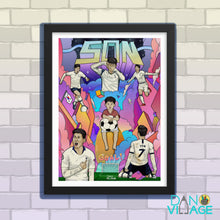 Load image into Gallery viewer, Son Heung Min Spurs Captain South Korea Legend Framed poster