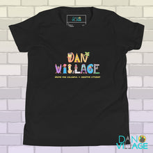 Load image into Gallery viewer, Danvillage Character Logo Home for Colorful and Creative Citizens Fun Youth Short Sleeve T-Shirt