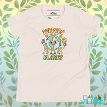 Load image into Gallery viewer, Support Your Only Planet Earth Day Cool Youth Short Sleeve T-Shirt