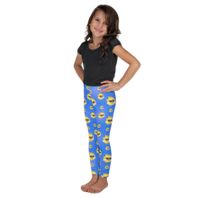 Load image into Gallery viewer, Happy Sun girls leggings, Youth, Kids, Children Tanning, Sun, Ocean, Vacation, All-Over Print Kids leggings