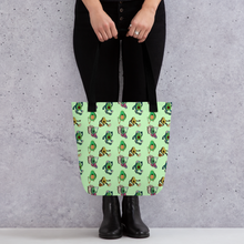 Load image into Gallery viewer, Avocado Crew Fun Farmer&#39;s Market Summer Tote bag