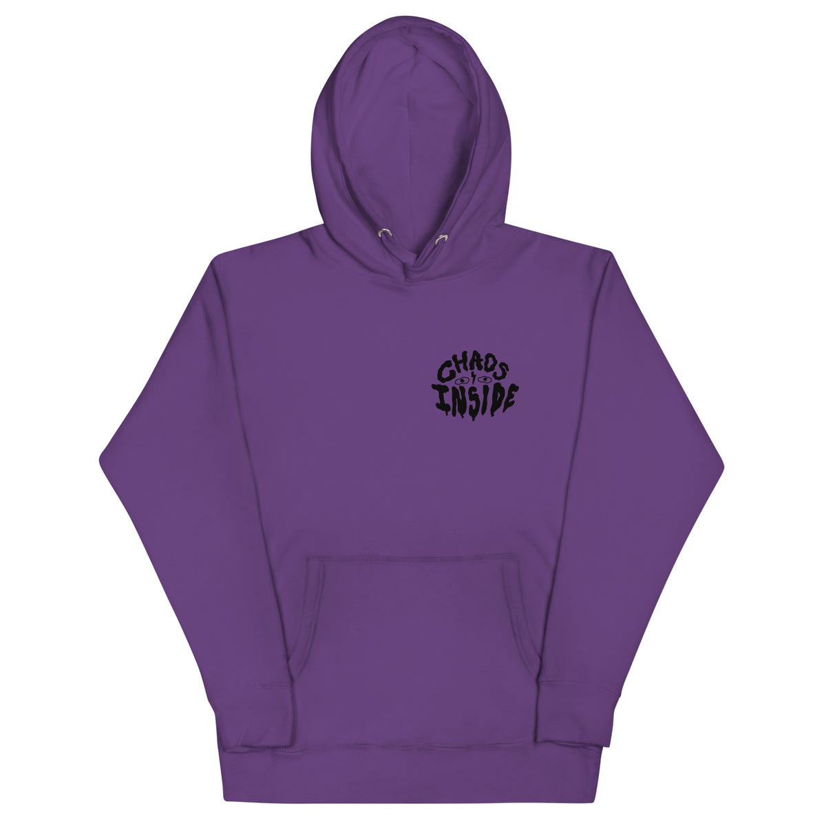 Chaos Inside illustrated hoodie, an original design by Daniel Sulzberg