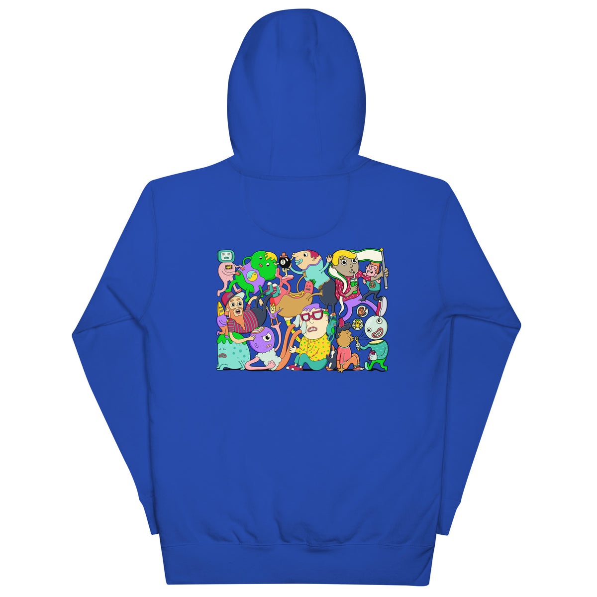Original illustrated hoodie for people whose brain has never once been quiet