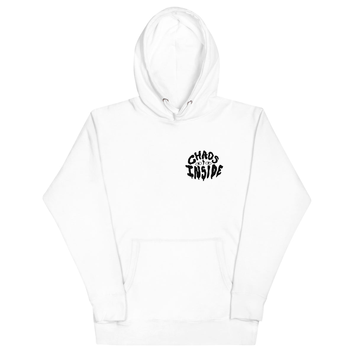 Graphic hoodie from Danvillage Art Lab featuring an original illustrated head design