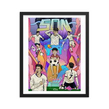 Load image into Gallery viewer, Son Heung Min Spurs Captain South Korea Legend Framed poster