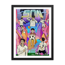 Load image into Gallery viewer, Son Heung Min Spurs Captain South Korea Legend Framed poster