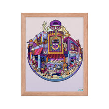 Load image into Gallery viewer, Hip Hop Noodles | Ramen Lovers | Rap Fans | Funny | Print Framed poster