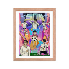 Load image into Gallery viewer, Son Heung Min Spurs Captain South Korea Legend Framed poster