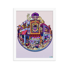 Load image into Gallery viewer, Hip Hop Noodles | Ramen Lovers | Rap Fans | Funny | Print Framed poster