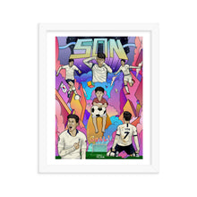 Load image into Gallery viewer, Son Heung Min Spurs Captain South Korea Legend Framed poster