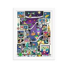 Load image into Gallery viewer, Wacky Windows Danvillage Surreal Fun Colorful Framed poster