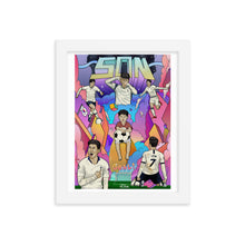 Load image into Gallery viewer, Son Heung Min Spurs Captain South Korea Legend Framed poster