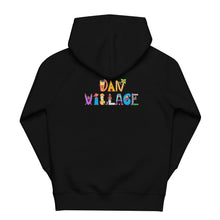 Load image into Gallery viewer, Peace Doodle illustrated cool fun rad Kids eco hoodie