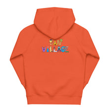 Load image into Gallery viewer, Peace Doodle illustrated cool fun rad Kids eco hoodie