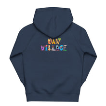 Load image into Gallery viewer, Peace Doodle illustrated cool fun rad Kids eco hoodie