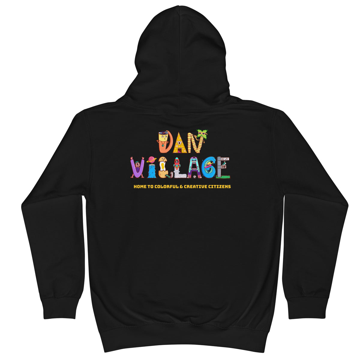 Kids graphic hoodie for young producers, skaters and music-obsessed children