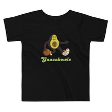 Load image into Gallery viewer, Guacabowle Avocado Bowling Toddler Short Sleeve Tee