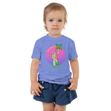 Load image into Gallery viewer, Good Vibes Club Santa Barbara California Palm Tree Surfer Toddler Short Sleeve Tee