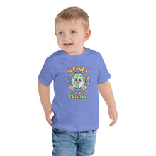 Load image into Gallery viewer, Support Your Only Planet Earth Day Cute Happy Toddler Short Sleeve Tee