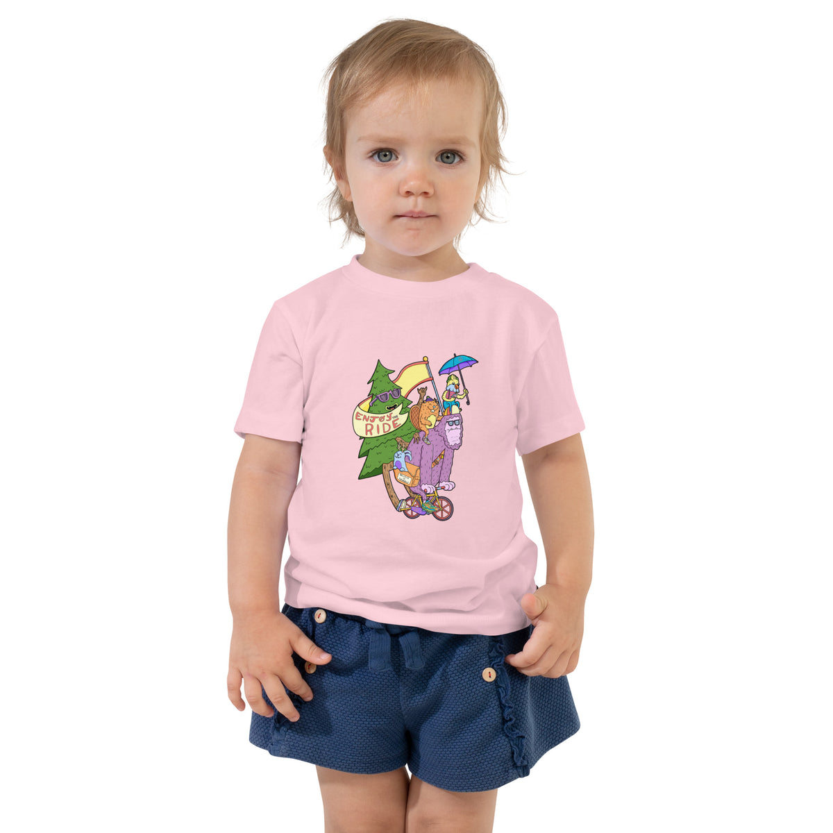 Enjoy the Ride illustrated toddler shirt by Santa Barbara illustrator Daniel Sulzberg