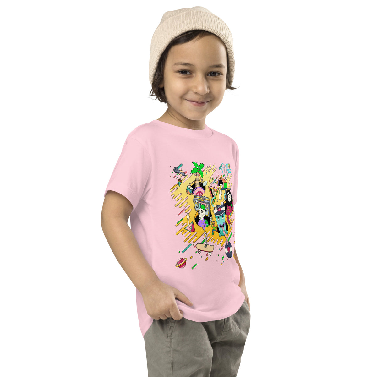 Bright Danvillage Art Lab music tee for toddlers, a fun small birthday gift