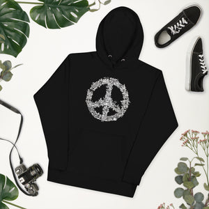 Peace Doodle Cool illustrated Fun Unisex Hoodie