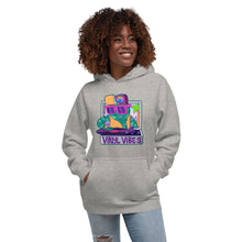 Load image into Gallery viewer, Vinyl Vibes Cool Hipster Music Record player Unisex Hoodie