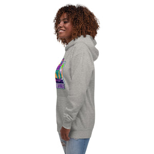 Vinyl Vibes Cool Hipster Music Record player Unisex Hoodie