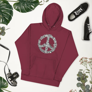 Peace Doodle Cool illustrated Fun Unisex Hoodie