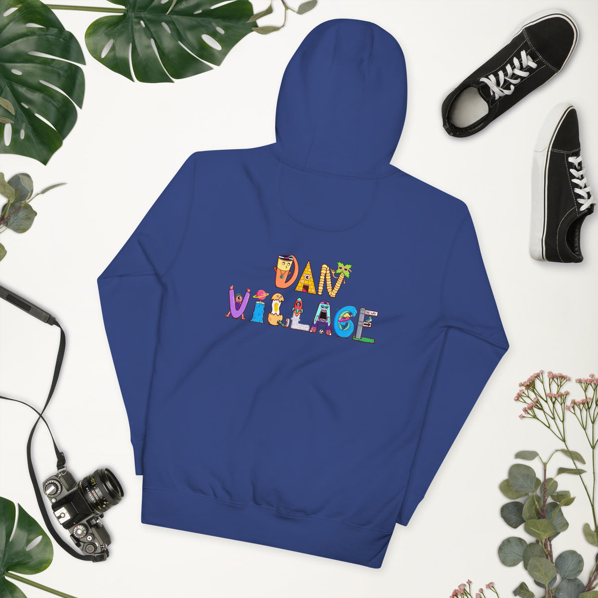 Original illustrated peace artwork hoodie by Daniel Sulzberg for everyday layering