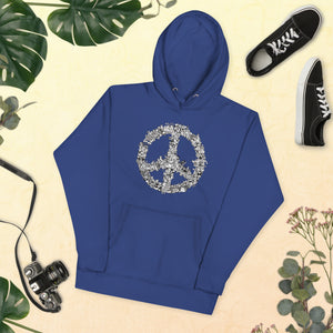 Peace Doodle Cool illustrated Fun Unisex Hoodie