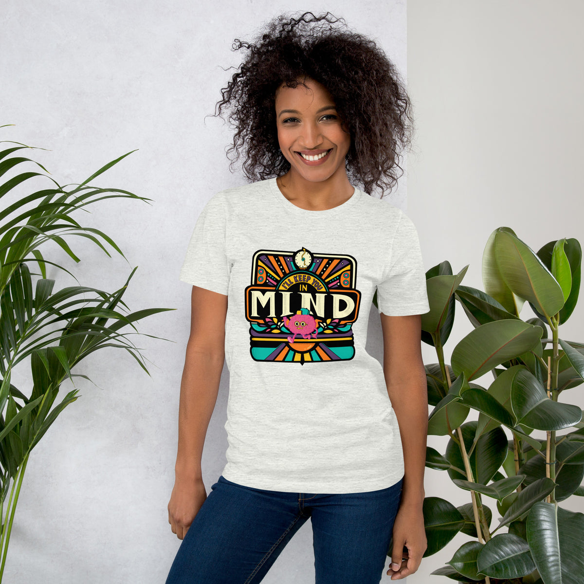 Original brain illustration by Daniel Sulzberg on a comfortable graphic tee
