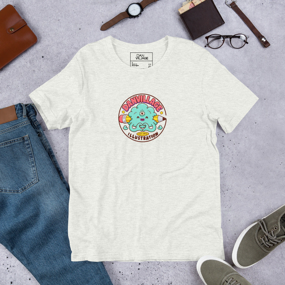 Whimbus illustrated t-shirt from Danvillage Art Lab, an original character design