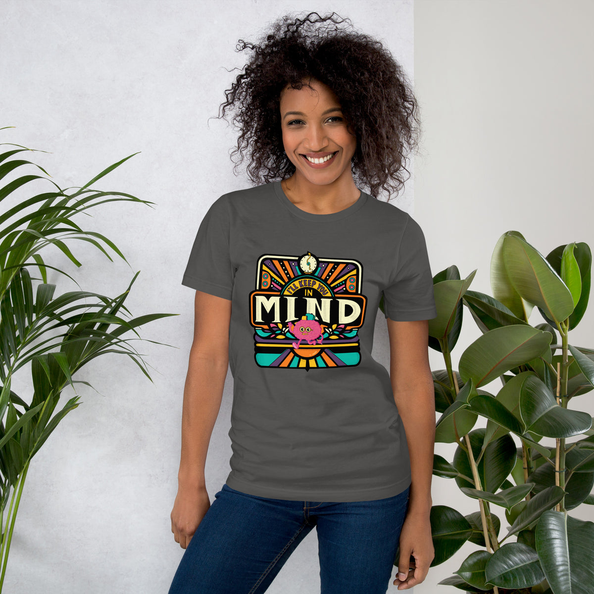 Hand-drawn brain graphic tee from Danvillage Art Lab for freelancers everywhere