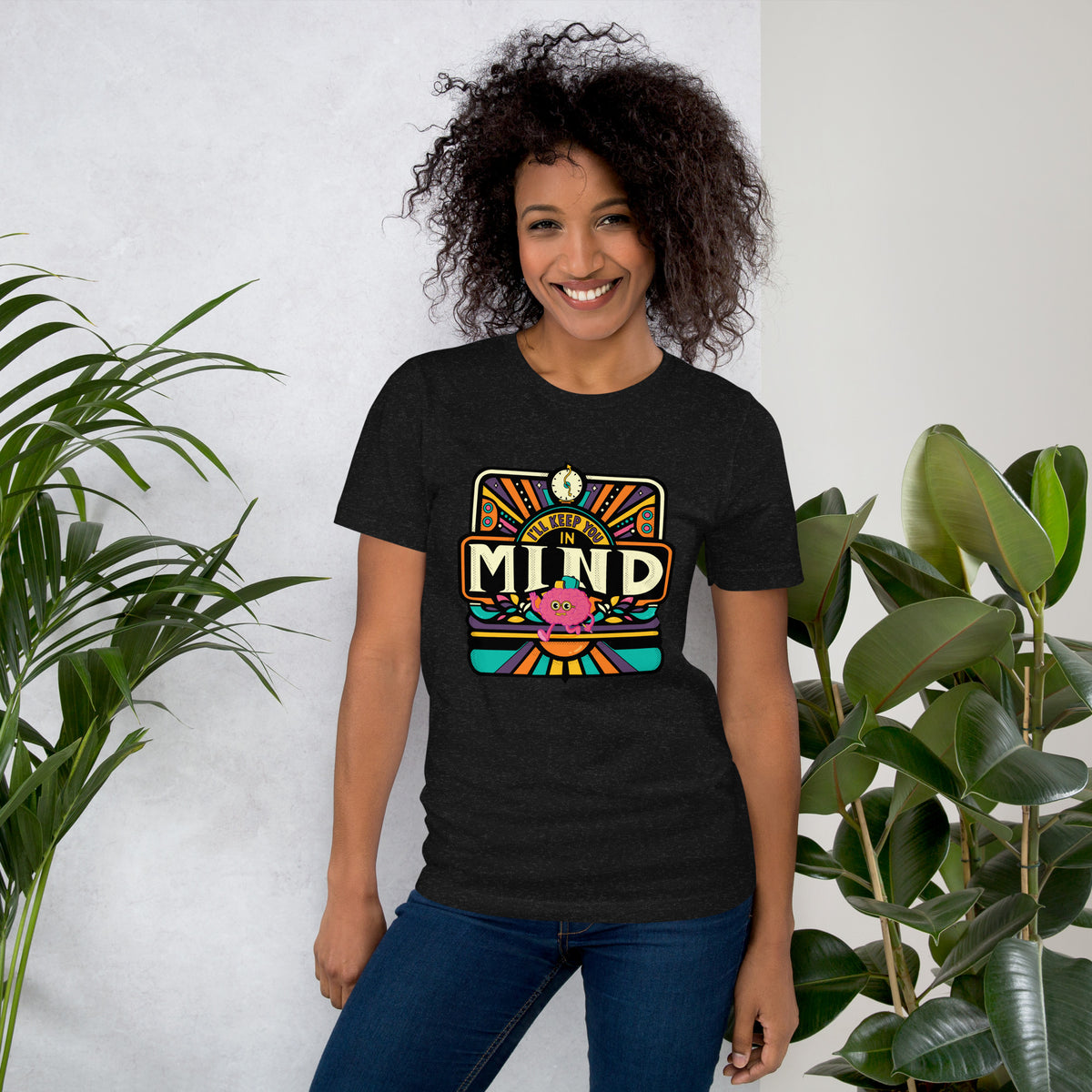Illustrated brain and pencil graphic t-shirt for creatives, from Danvillage Art Lab