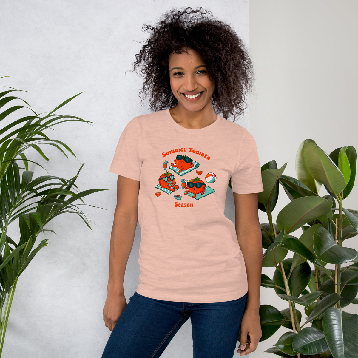 Illustrated produce tee by Santa Barbara illustrator Daniel Sulzberg for garden lovers