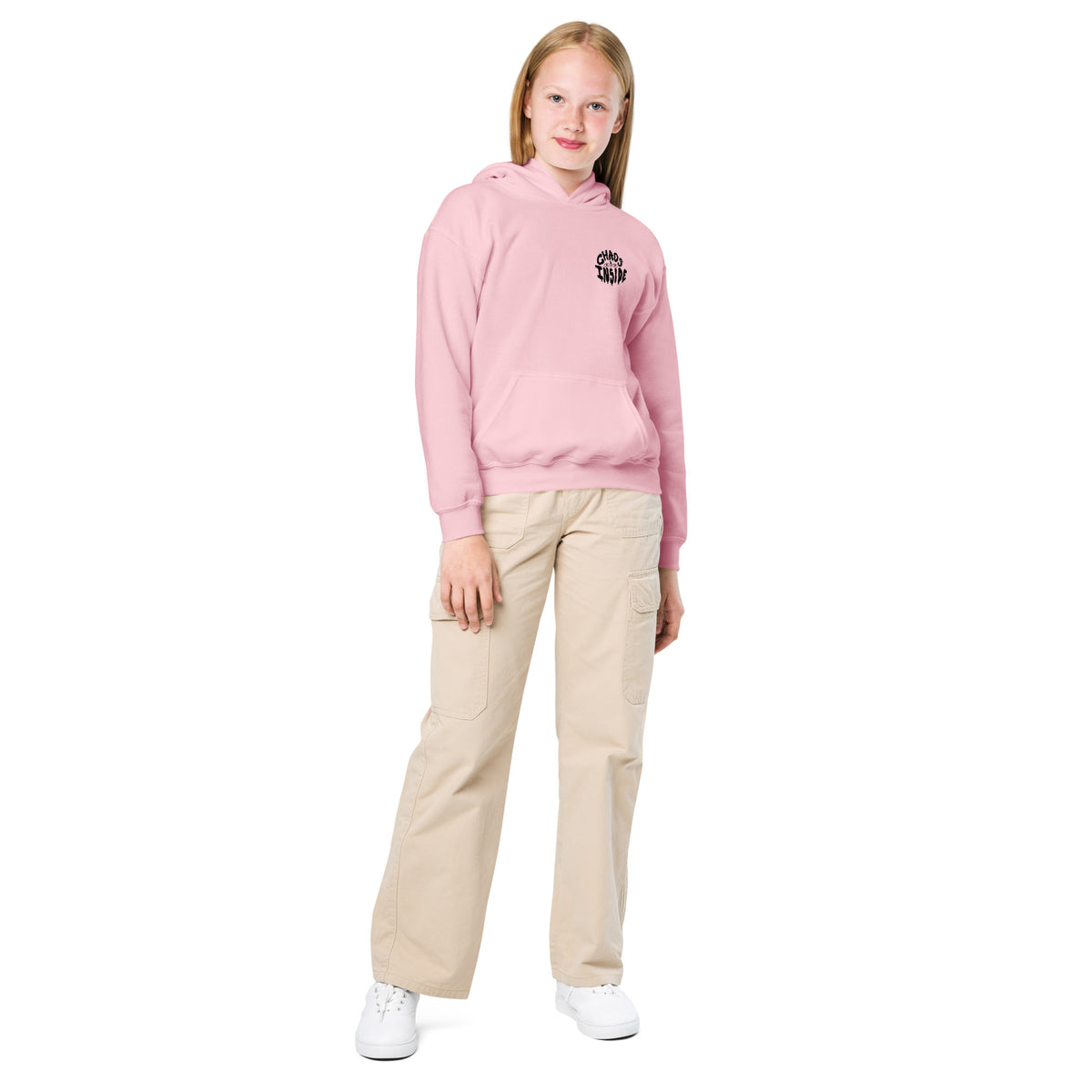 Youth graphic hoodie with dense original illustration from Danvillage Art Lab