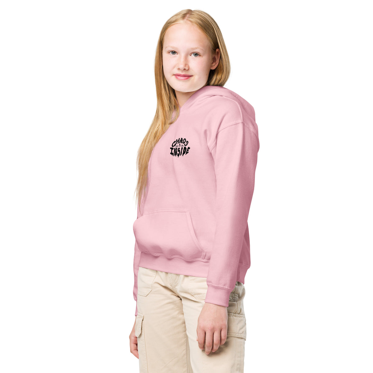 Character-packed illustrated hoodie for school, weekends and cold mornings