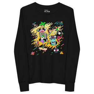 Making Beats Cool hip hop Danvillage Youth long sleeve tee