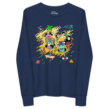 Load image into Gallery viewer, Making Beats Cool hip hop Danvillage Youth long sleeve tee