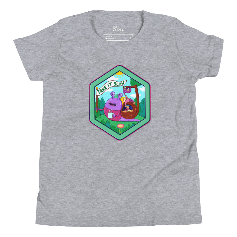 Sweet illustrated animal tee, a birthday gift for kids who take life at their own pace